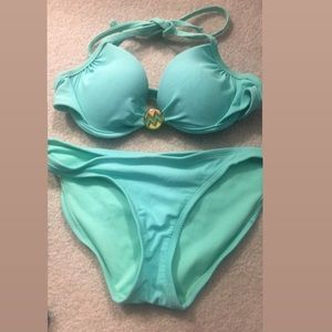 Teal size small Xhiliration bikini